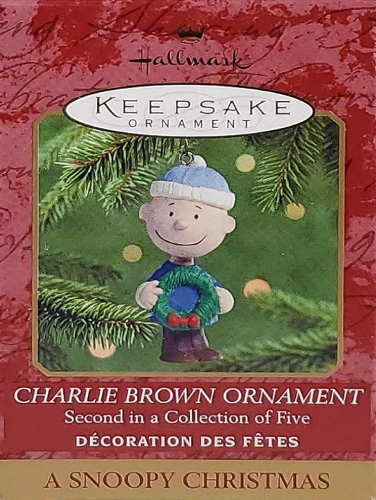 2000 Charlie Brown Ornament - A Snoopy Christmas #2 - SDB